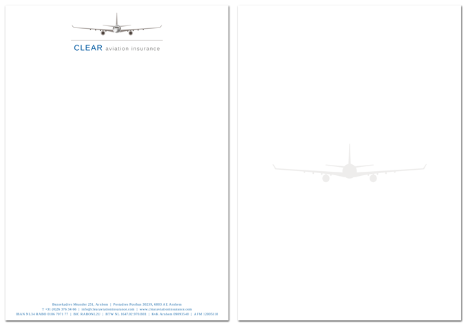 briefpapier-volgpapier clear-aviation-insurance
